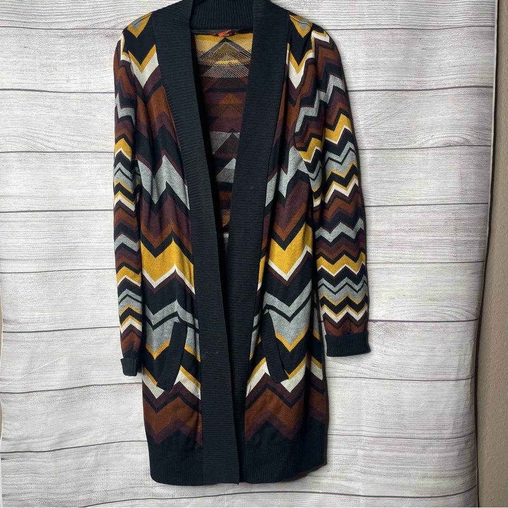Missoni For Target. Patchwork Knit Open Cardigan … - image 3